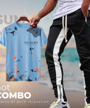 Stylish Sports T-Shirt & Trouser (2pc Set)