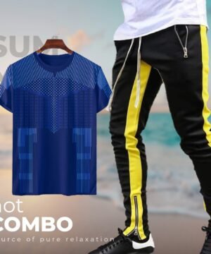 Stylish Sports T-Shirt & Trouser (2pc Set)