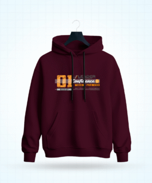 Men's Premium Stylish China Hoodie (Maroon)
