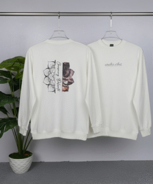 Full Sleeve Sweat Shirt on both sides Printed